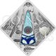 Palau 2012 10$ Brasilia Cathedral Brazil Sacred Art Holy Windows 50g Unc Silver Other Oceania Coins photo 1
