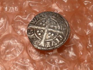 1272 Edward I Irish Halfpenny Waterford Hammered Silver Coin Rare B photo