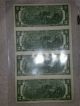 1976 Two Dollar Sheet Star Note Uncirculate. Small Size Notes photo 1