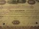 Old 1886 Missouri Kansas And Texas Railway Co.  - Railroad - Stock Certificate Transportation photo 1