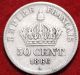 1866a France 50 Centimes Silver Foreign Coin S/h France photo 1