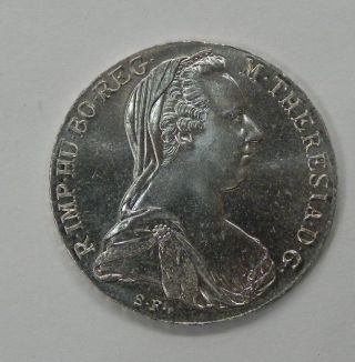 1780 Austria Maria Theresa Silver Thaler (bu) Asw.  7516 photo