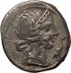 Roman Republic Sulla Imperator Metellus Pius Elephant Stork Silver Coin I52638 Coins: Ancient photo 1