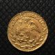 1844 Mo Mf Gold Medio Escudo Republica Mexicana Coin 1/2 Escudo Mexico photo 1