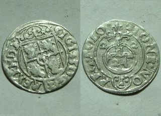 Rare Medieval Europe Silver Coin Poland 1622 Ad Sigismund Vasa 3 Polker photo