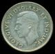 1945 Canada,  King George Vi,  Silver 10 Cent Piece Coins: Canada photo 1