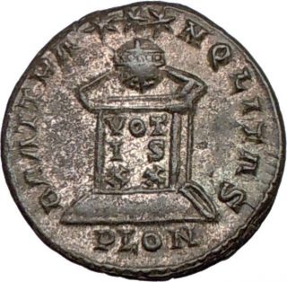 Constantine Ii Jr Constantine I Son London Silvered Ancient Roman Coin I20972 photo