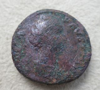Ancient Rome Unattributed Lady Sestertius A12 photo