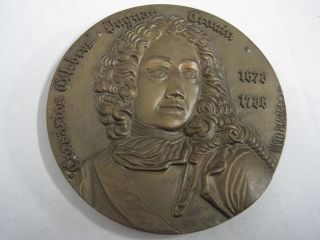 Buccaneers Famous Duguan Trouin 1673/1736 Bronze Medal photo