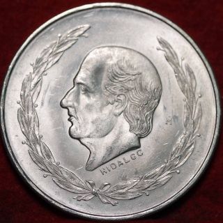 Uncirculated 1953 Mexico 5 Pesos Silver Foreign Coin S/h photo