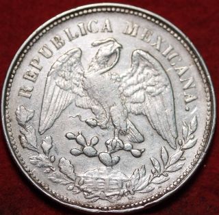 1901 Mexico Un Peso Foreign Coin S/h photo