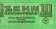 Ww2 German Armed Forces 10 Reichspfennig 1942 M - 34 Military Payment Certificate Europe photo 2
