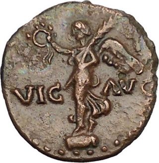 Augustus Victory Over Brutus Cassius Assasins Of Julius Caesar Roman Coin I53873 photo