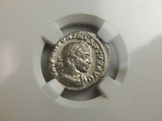 Ngc Graded Roman Empire Elagabalus Ad 218 - 222 Ar Denarius Xf photo