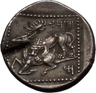 Tarsos In Cilicia 361bc Satrap Mazaios Silver Stater Ancient Greek Coin I53466 photo