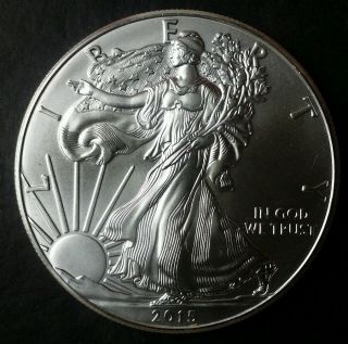 2015 $1 American Silver Eagle Dollar photo