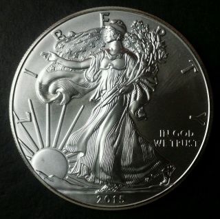 2015 $1 American Silver Eagle Dollar photo