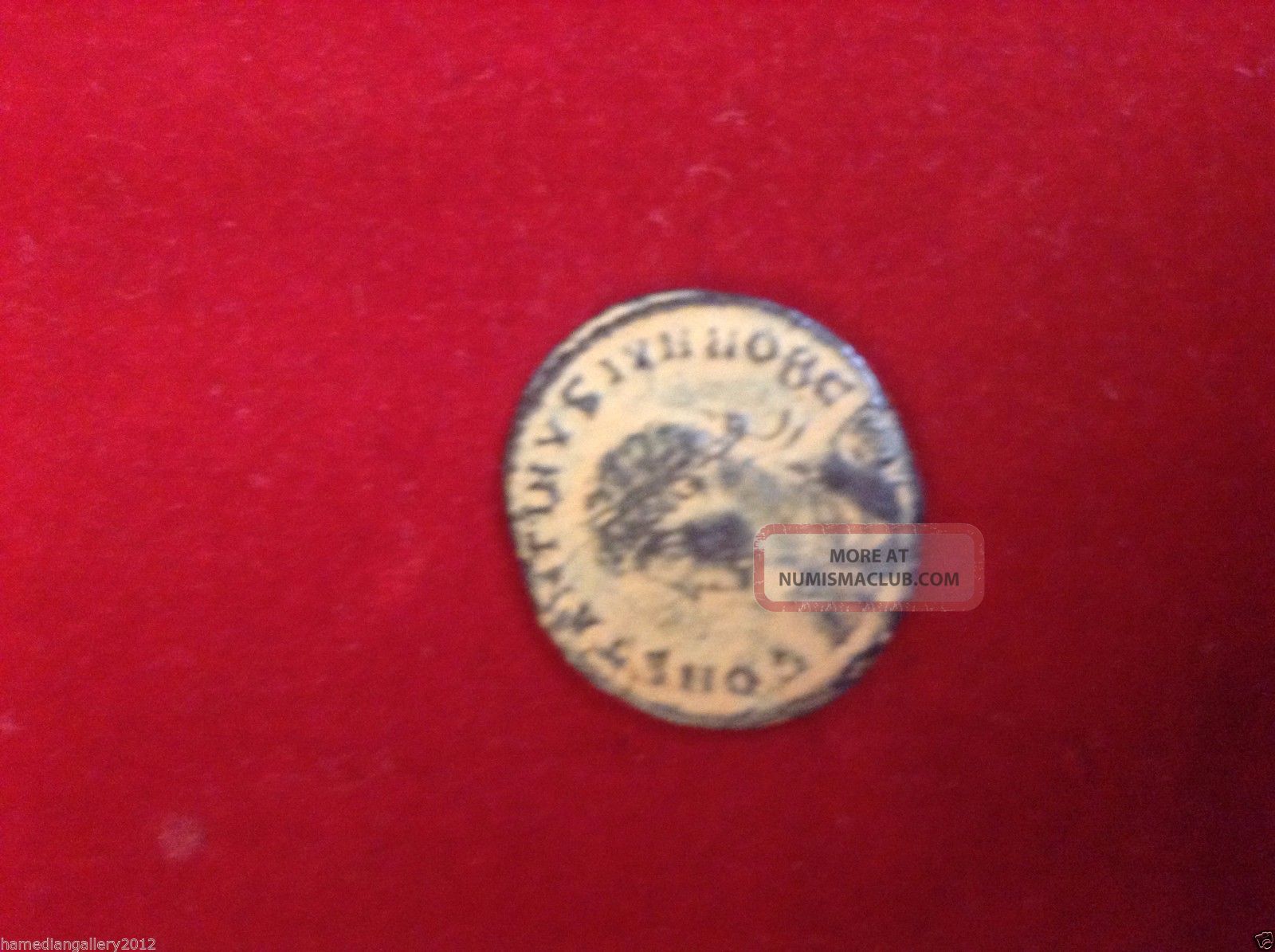 Roman Bronze Coin - Ancient Artifact,  From Holy Land Coins: Ancient photo