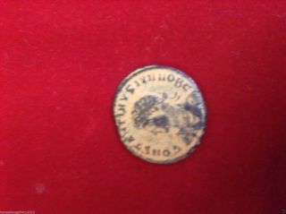 Roman Bronze Coin - Ancient Artifact,  From Holy Land photo