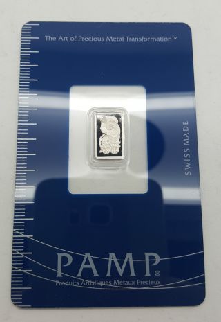 1 Gram Pamp/credit Suisse Platinum Bar photo
