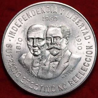 Uncirculated 1960 Mexico 10 Pesos Silver Foreign Coin S/h photo