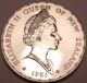 Gem Unc Zealand 1981 Dollar Royal Visit English Oak With Acorns Coins: World photo 1