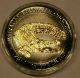2014 Australian Saltwater Crocodile Blackout Silver Coin Ruthenium & 24k Gold Silver photo 1