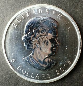 2013 Canada $5 1 Oz Silver Maple Leaf photo