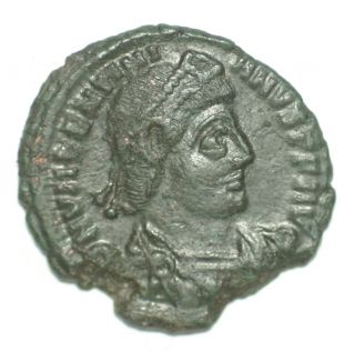 Roman Brozne Coin Follis Valentinianus Securitas Reipublicae Siscia photo