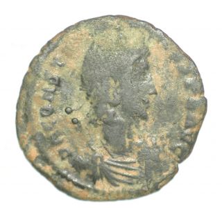 Roman Brozne Coin Follis Constantiusfel Temp Reparatio Arles photo