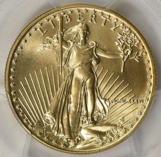 1986 $25 Half - Ounce American Gold Eagle,  Pcgs Ms69,  Mcmlxxxvi Roman Date photo