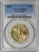 1986 $25 Half - Ounce American Gold Eagle,  Pcgs Ms69,  Mcmlxxxvi Roman Date Coins photo 2