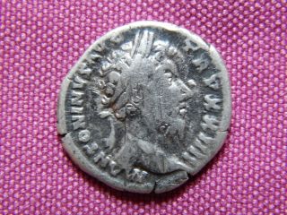 Marcus Aurelius,  Rome,  Ar Denarius,  169 - 170 Ad,  Fortuna,  Ric 220 photo