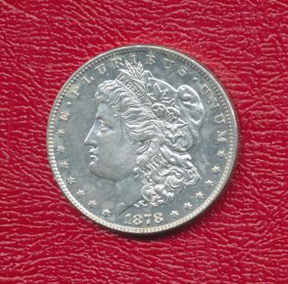 1878 Morgan Silver Dollar 7 Over 8 Tail Feathers - Prooflike Stunning photo