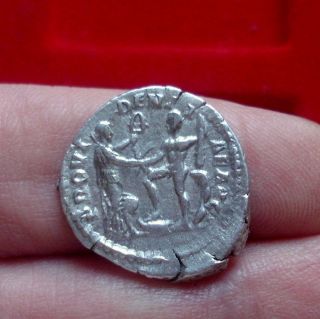 Commodus Ar Denarius,  Roman Silver photo