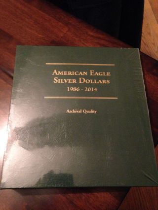 American Eagle Silver Dollar Collector Binder 1986 - 2014 photo