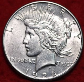 Uncirculated 1926 - S San Francisco Silver Peace Dollar S/h photo