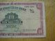 1956 - 1959 The Chartered Bank Hong Kong $10 Ten Dollars Note Pick 64 Rare Vg Nr Asia photo 1
