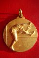 Rare Old Antique Italy Gold Medal Sports High Jump / Jump Up - Salto In Alto Exonumia photo 11