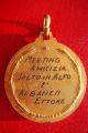 Rare Old Antique Italy Gold Medal Sports High Jump / Jump Up - Salto In Alto Exonumia photo 1