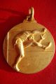 Rare Old Antique Italy Gold Medal Sports High Jump / Jump Up - Salto In Alto Exonumia photo 6