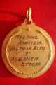 Rare Old Antique Italy Gold Medal Sports High Jump / Jump Up - Salto In Alto Exonumia photo 7