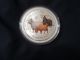 2015 Silver Year Of The Goat 1 Oz.  999 Silver Coin In Flawless Australia photo 2