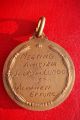 Rare Old Antique Italy Bronze Medal Sports Long Jump - Salto In Lungo Exonumia photo 3