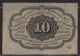 Us Postage Currency 6 Vg,  10 Cent Creases Paper Money: US photo 1
