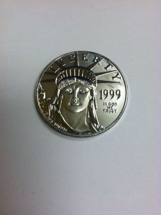 1 Oz.  Platinum American Eagle 1999,  Bu photo
