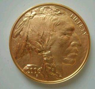 2006 $50 Gold American Buffalo 1 Oz.  9999 Fine Gold Coin photo