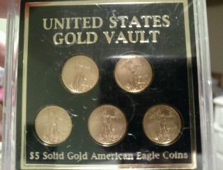 $5 Gold Eagles Plus Much More Over An Oz Of Gold photo