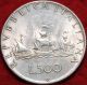 1958 Italy Silver 500 Lira Foreign Coin S/h Italy, San Marino, Vatican photo 1