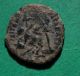 Tater Roman Imperial Ae16 Follis Coin Of Constantius Gallus Fallen Soldier Coins: Ancient photo 1